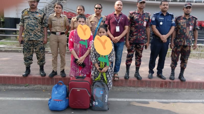 ভারত পাচার হওয়া দুই নারীকে বেনাপোল চেকপোস্ট দিয়ে ফেরত