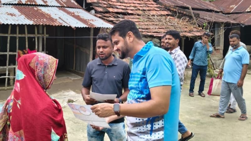 মানুষের দুয়ারে ইমদাদের পদচারণা ও গণসংযোগ অব্যাহত