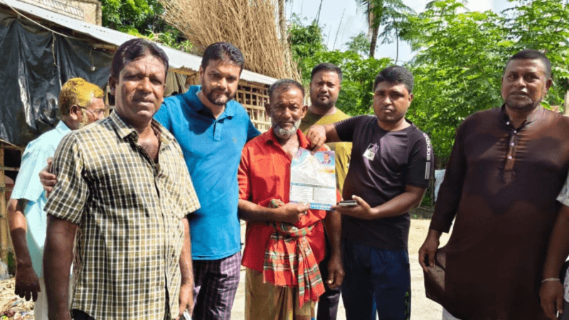 বেনাপোলে উন্নয়নের বার্তা নিয়ে গণসংযোগে ইমদা