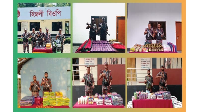 যশোর সীমান্তে ২৬ লাখ টাকার চোরাচালানি মালামাল আটক