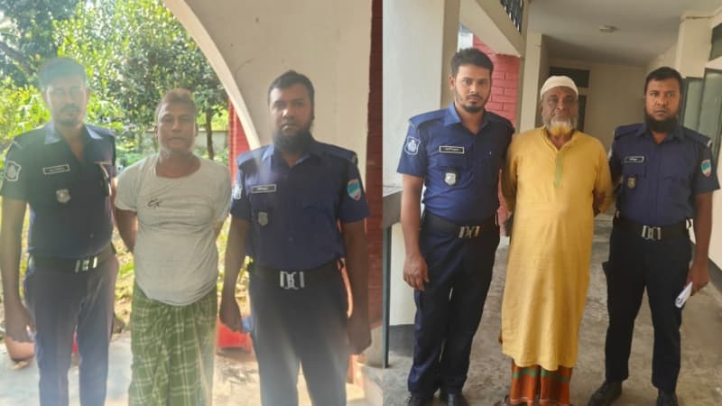 শার্শায় বিস্ফোরক আইনের মামলায় আ'লীগের দুই নেতাকর্মী গ্রেপ্তার