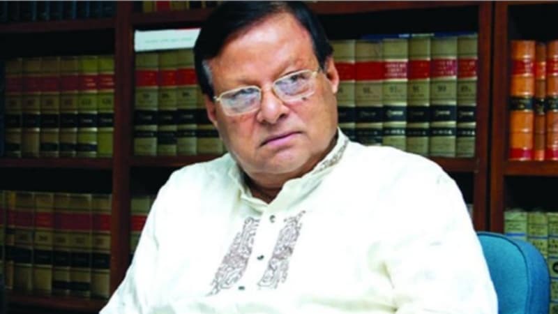 সাবেক আইনমন্ত্রী ব্যারিস্টার শফিক আহমেদ আর নেই