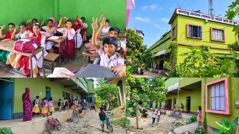 বারোপতায় শিক্ষার প্রসারে কাজ করছে আলহাজ্ব মোসলেম গোলদার প্রি ক্যাডেট এন্ড হাই স্কুল