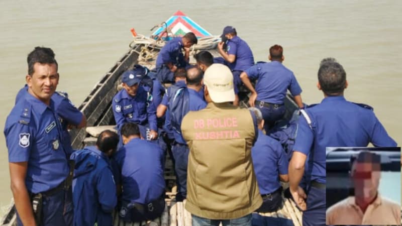 কুষ্টিয়ায় নৌ পুলিশের ওপর গুলিবর্ষণ মামলার আসামি ঢাকায় গ্রেফতার