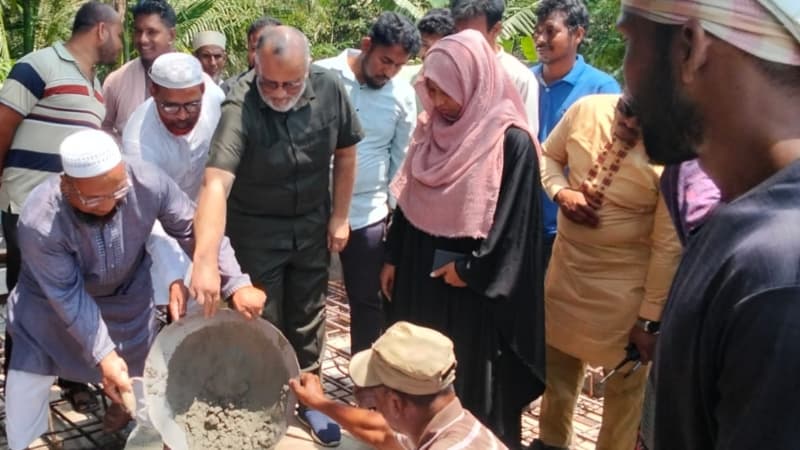 ঝিকরগাছায় বেতনা নদীর সংযোগ খালে সেতু নির্মাণের উদ্বোধন