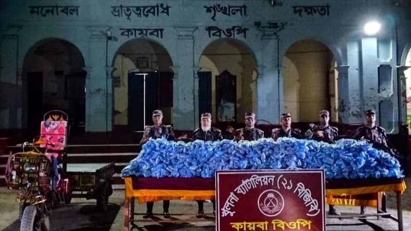 শার্শা সীমান্তে সাড়ে ১৭ লাখ টাকার কারেন্ট জালসহ নছিমন আটক