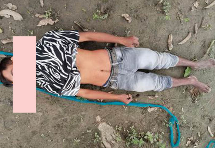 পুটখালী চরেরমাঠ থেকে অজ্ঞাত এক যুবকের